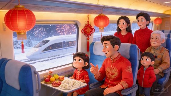 新春走基层丨AI绘春运 科技让年味更近更暖 新春走基层丨AI绘春运 科技让年味更近更暖