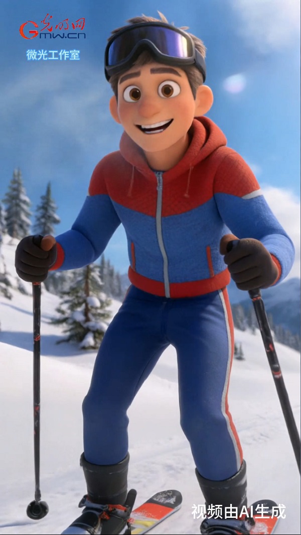AI漫话冬奥丨冬奥会的“雪上马拉松”