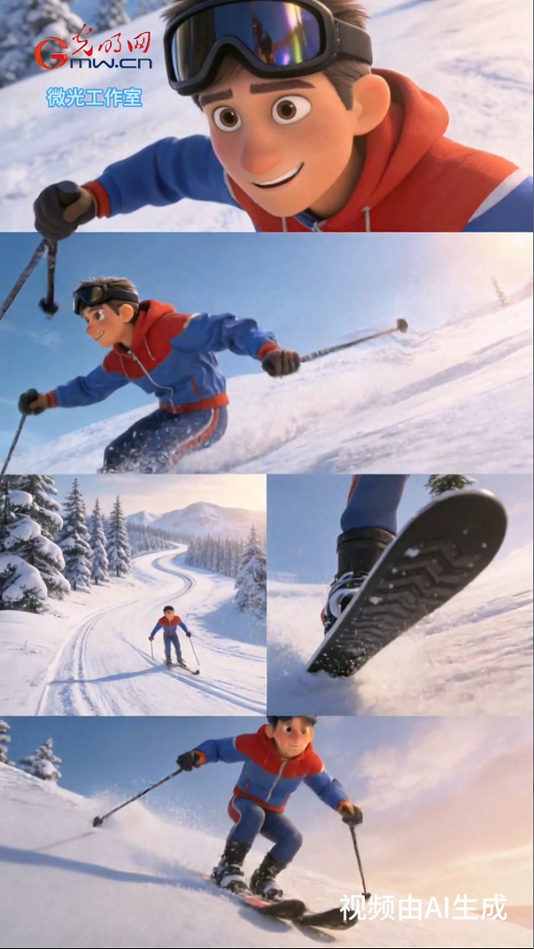 AI漫话冬奥丨冬奥会的“雪上马拉松”